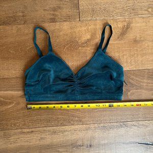 JoyLab Velvet Bralette, Size M